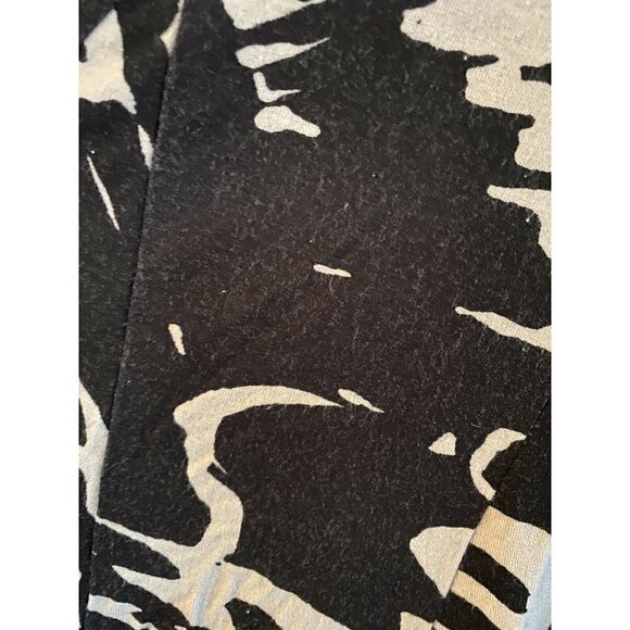 V Cristina Women's Black and White Print Lined Rayon Spandex Skirt Sz M - Picture 5 of 7